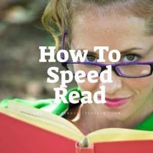 How To Speed Read